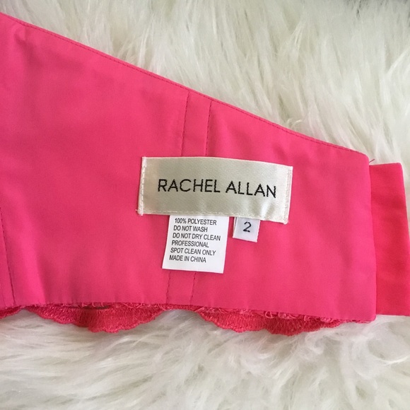 Rachel Allan Floral Mermaid 2 Piece Dress Size 2 - Picture 10 of 15